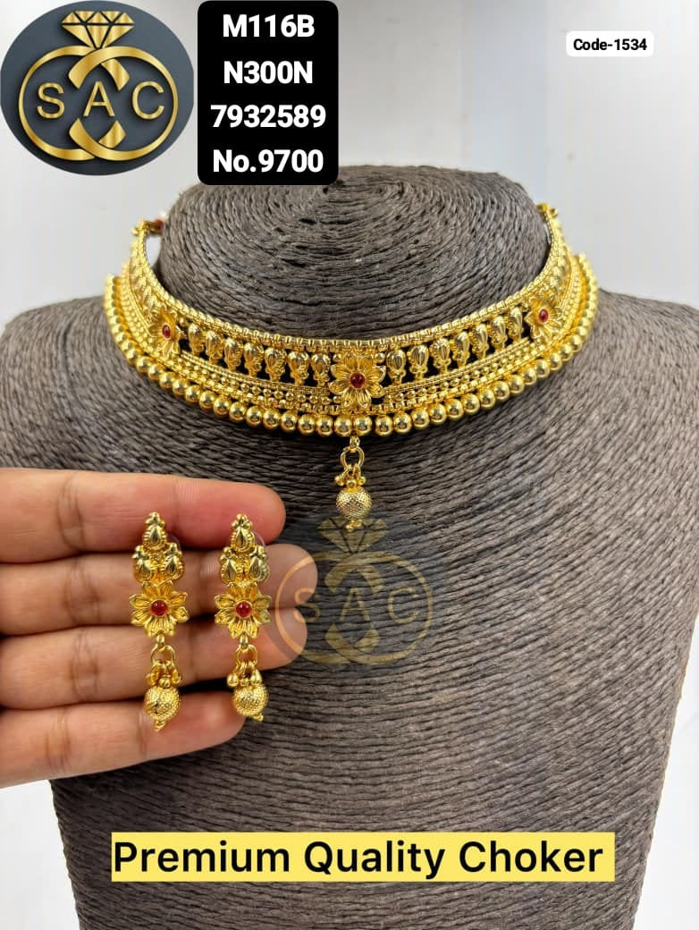 Premium Quality Choker (ADJUSTABLE GONDA) - 1534