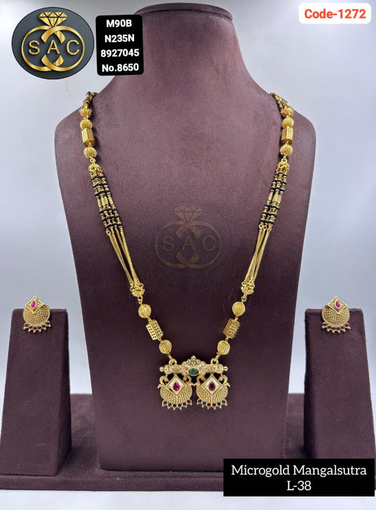 New Micro Gold Mangalsutra - 1272