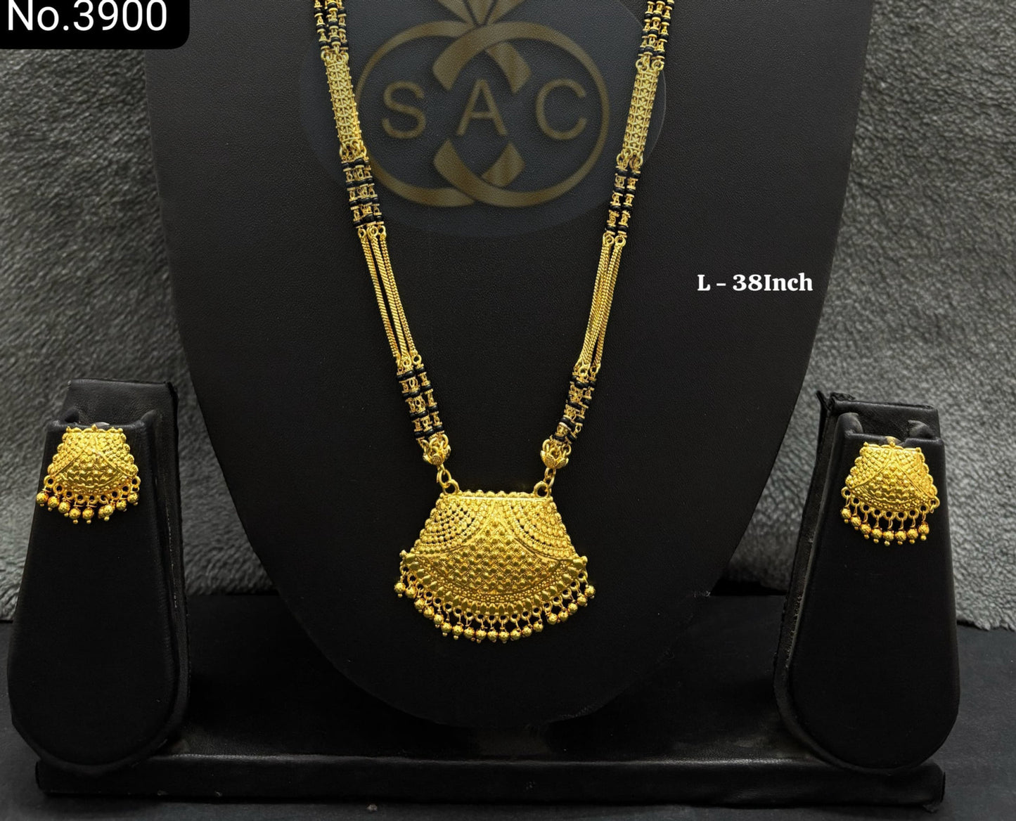 Micro Gold Mangalsutra Combo Set