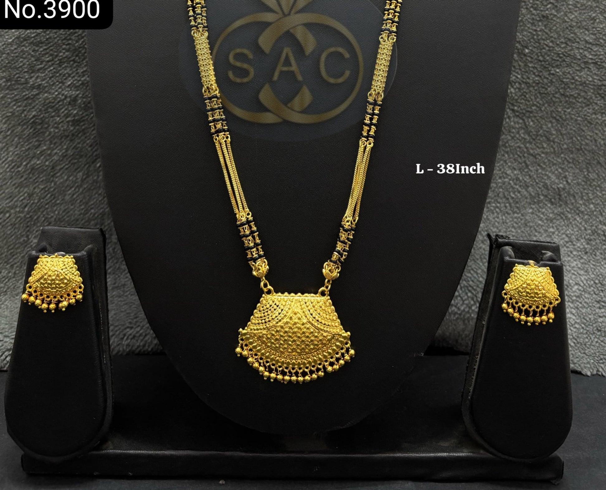 Micro Gold Mangalsutra Combo Set