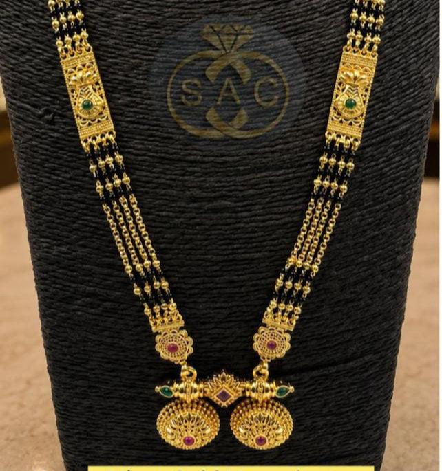 New Micro Gold Mangalsutra - 1579