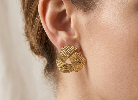 Elegant Triangular Loop Earrings