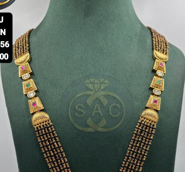 Premium Quality Rajwadi Mangalsutra - 1235