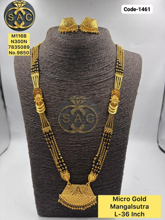 Micro Gold Mangalsutra - 1461