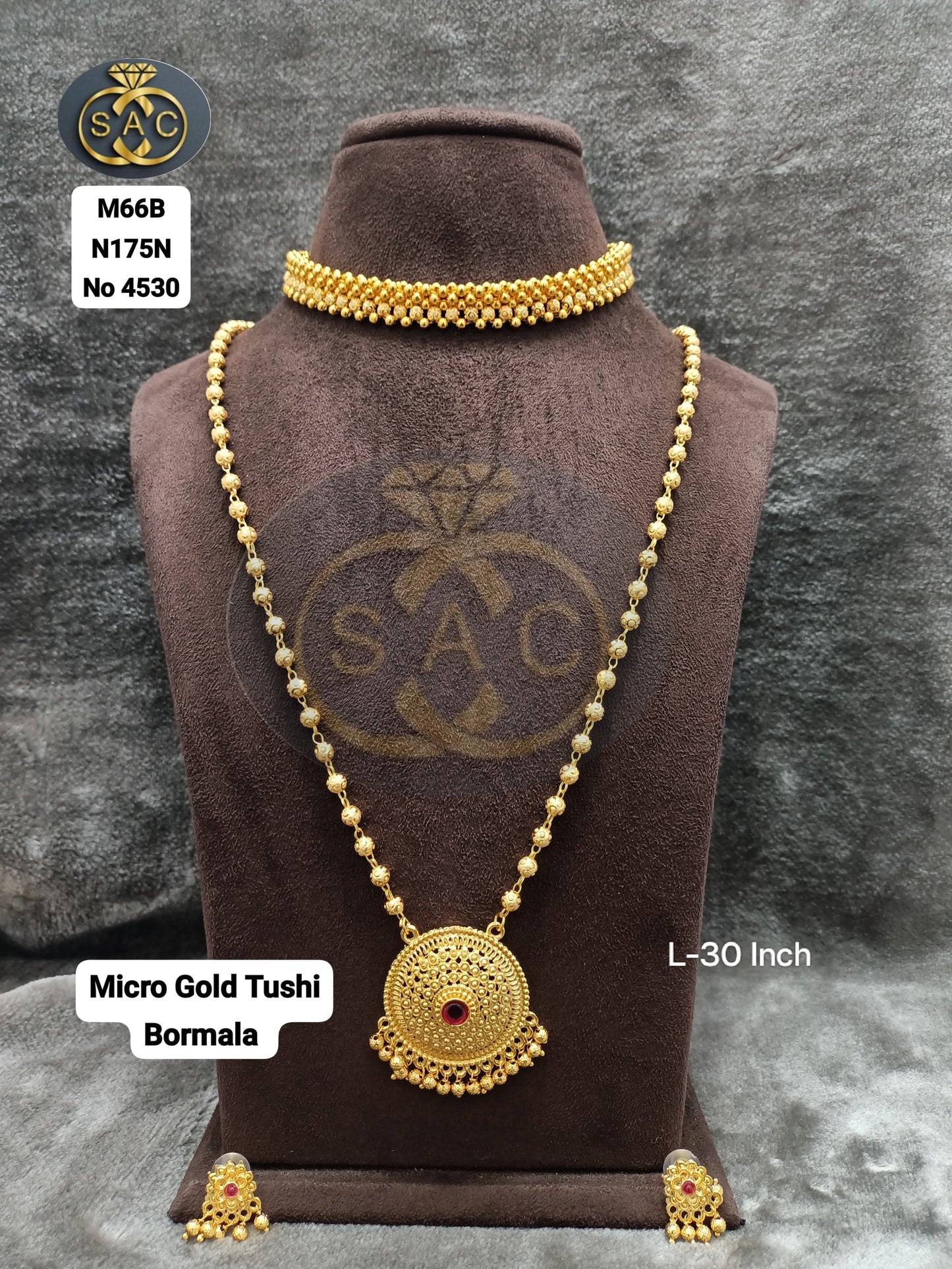 Micro Gold Tushi Bormala Combo Set