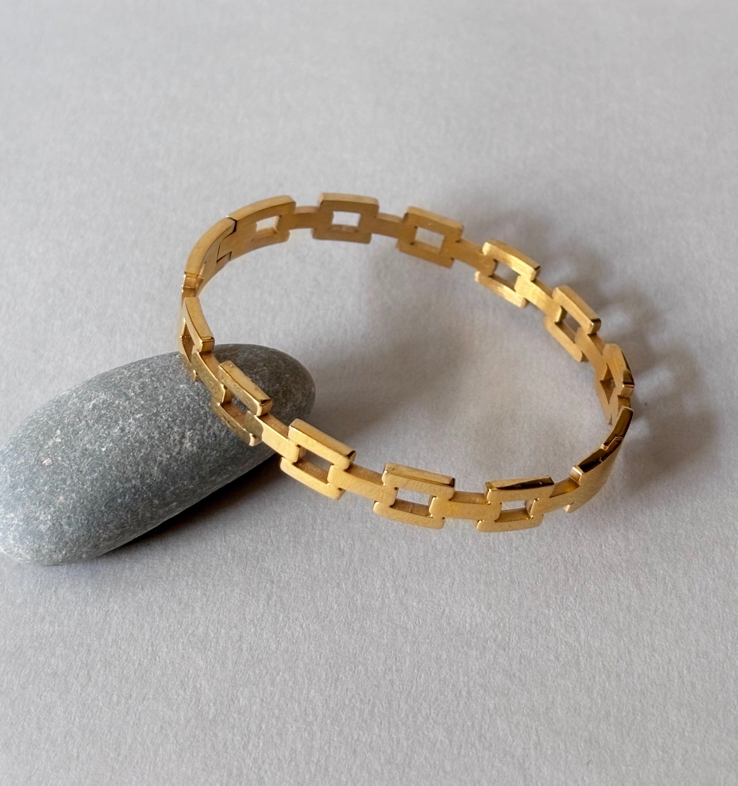 Vertex Link Bracelet – 18KT Gold Plated
