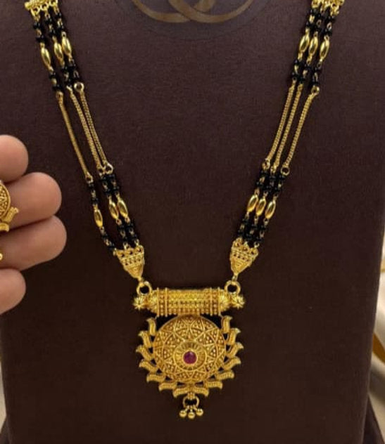 New Micro Gold Mangalsutra - 1482