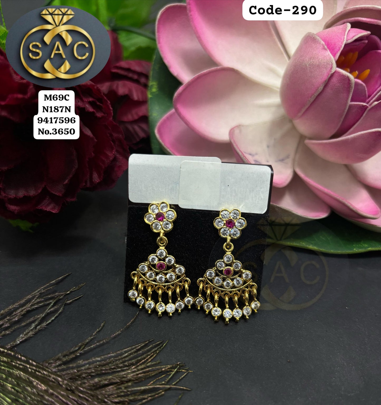 1 GM FORMING EARRINGS - 290