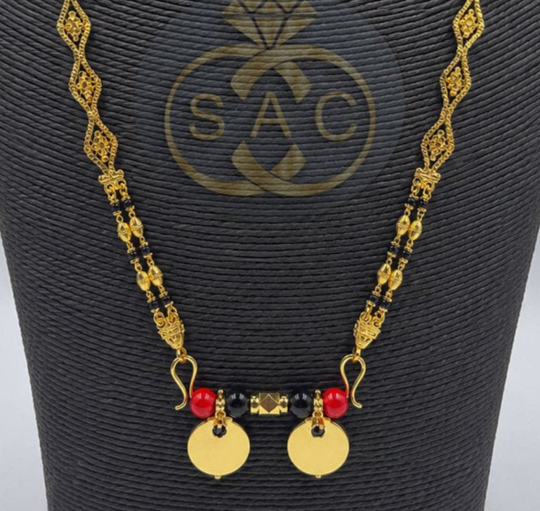 Micro Gold Mangalsutra Set - 1566