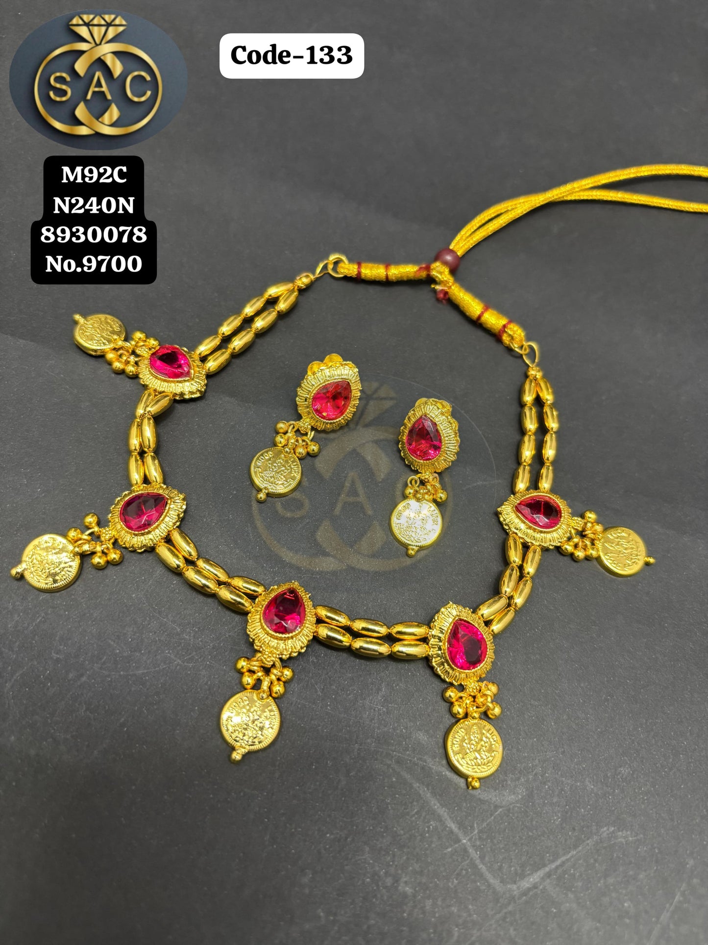Handmade Laxmi Necklace - 133