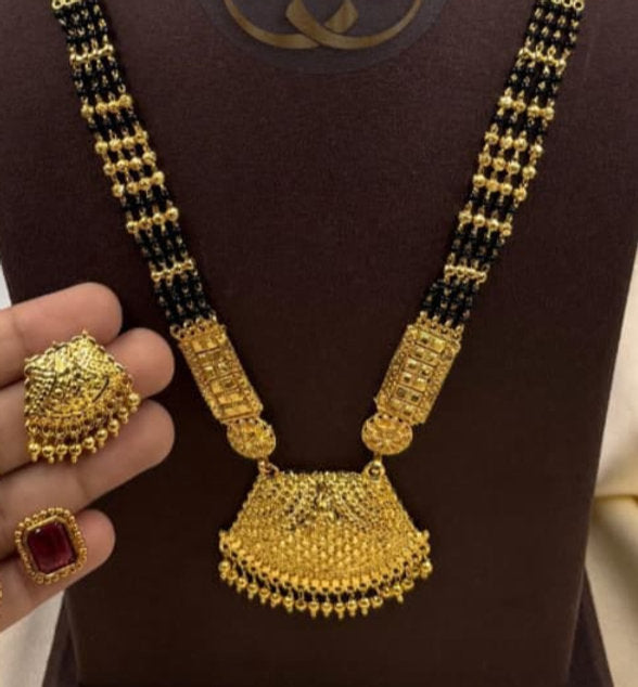 Micro Gold Mangalsutra Combo Set- 1441