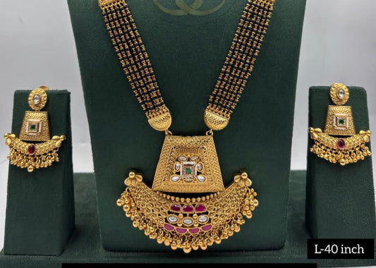 Premium Quality Rajwadi Mangalsutra - 1235