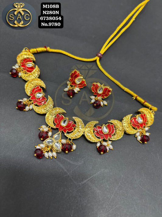 Handmade Lotus Necklace