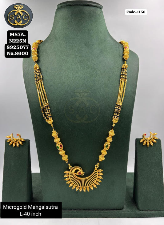 Micro Gold Mangalsutra Set -1156