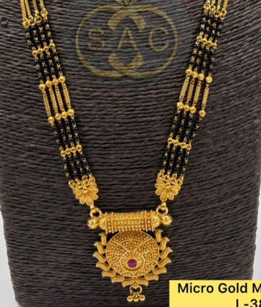New Micro Gold Mangalsutra Combo Set -1506