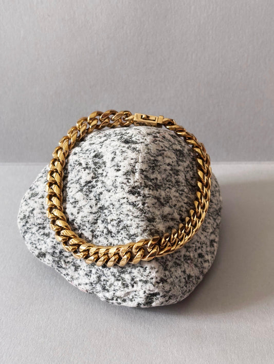 Titan Cuban Link Bracelet – 18KT Gold Plated