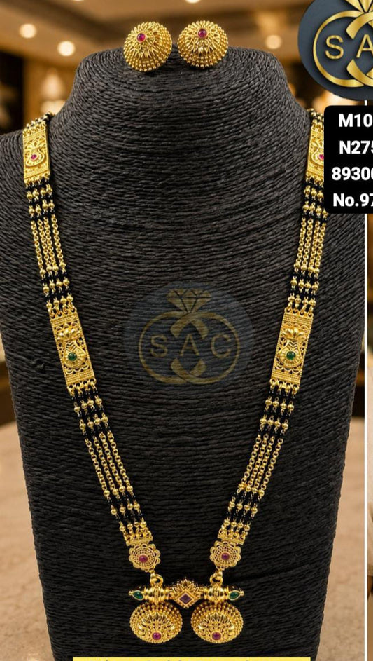 New Micro Gold Mangalsutra - 1579