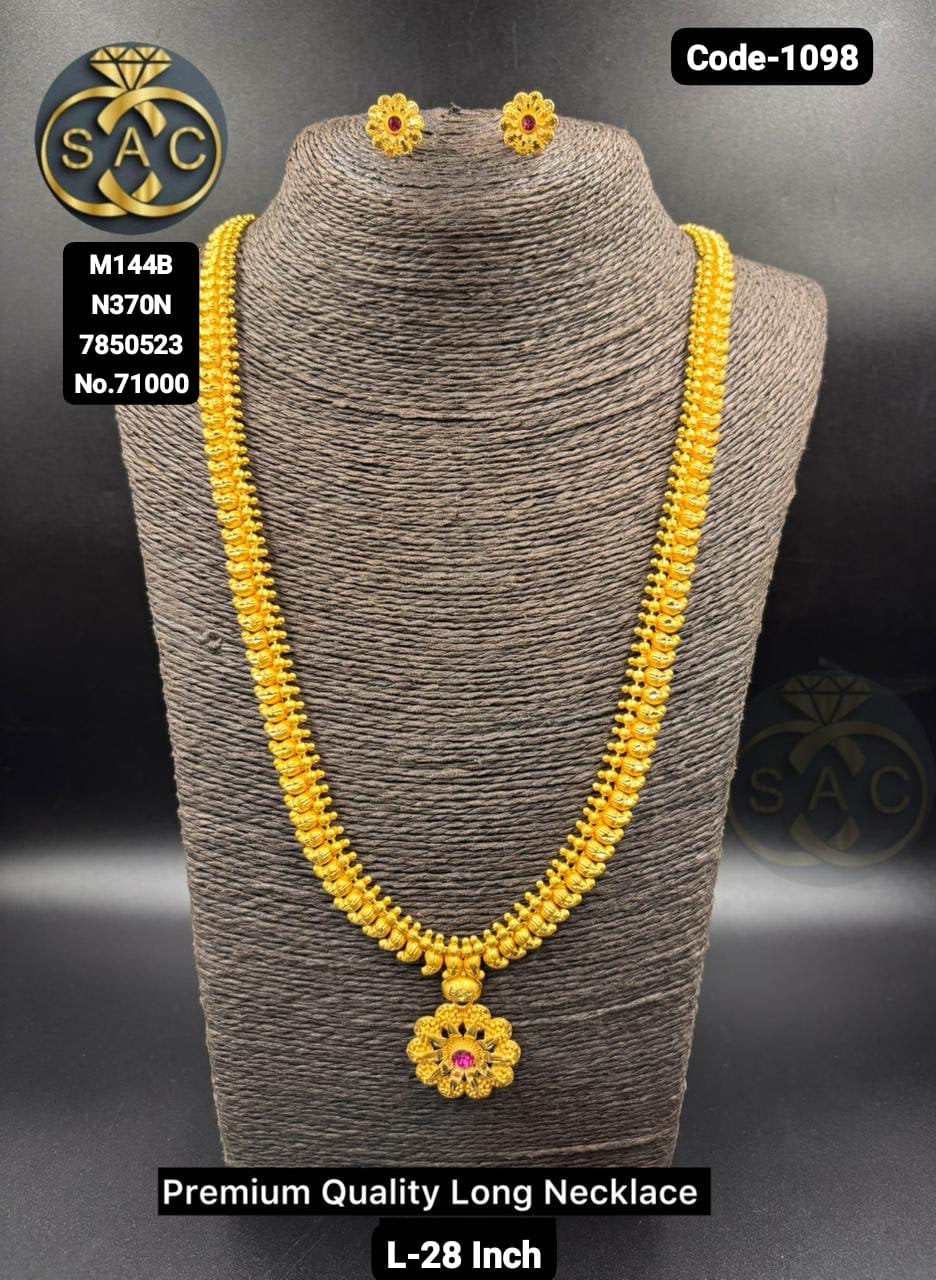 Premium Quantity Long necklace - 1098