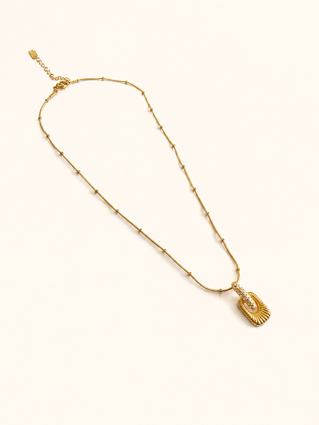 Sunray Charm 18KT Gold Plated Chain