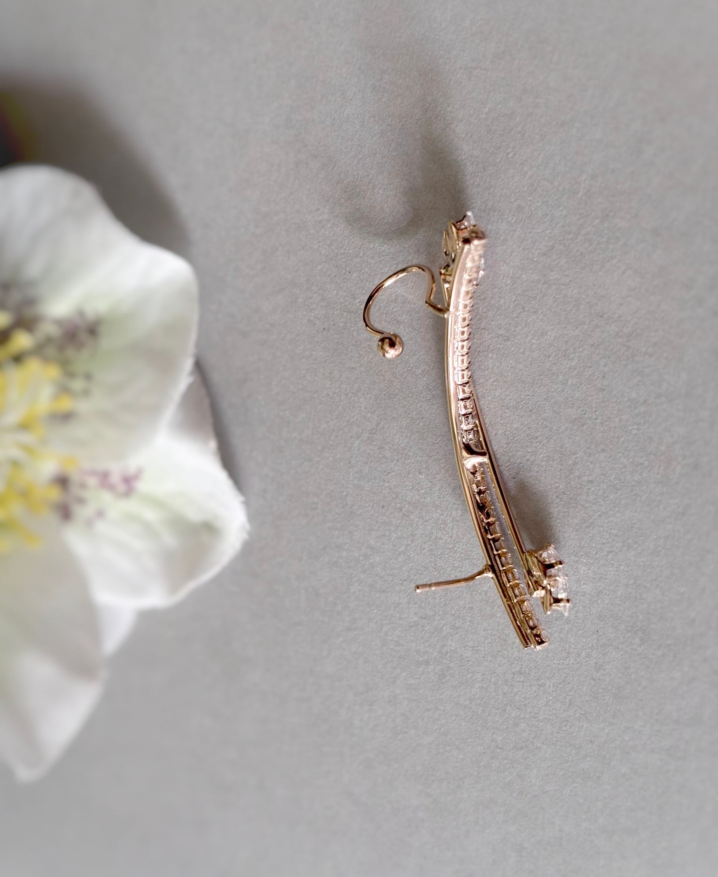 Royal Blossom Ear Cuffs – 18KT Gold Plated