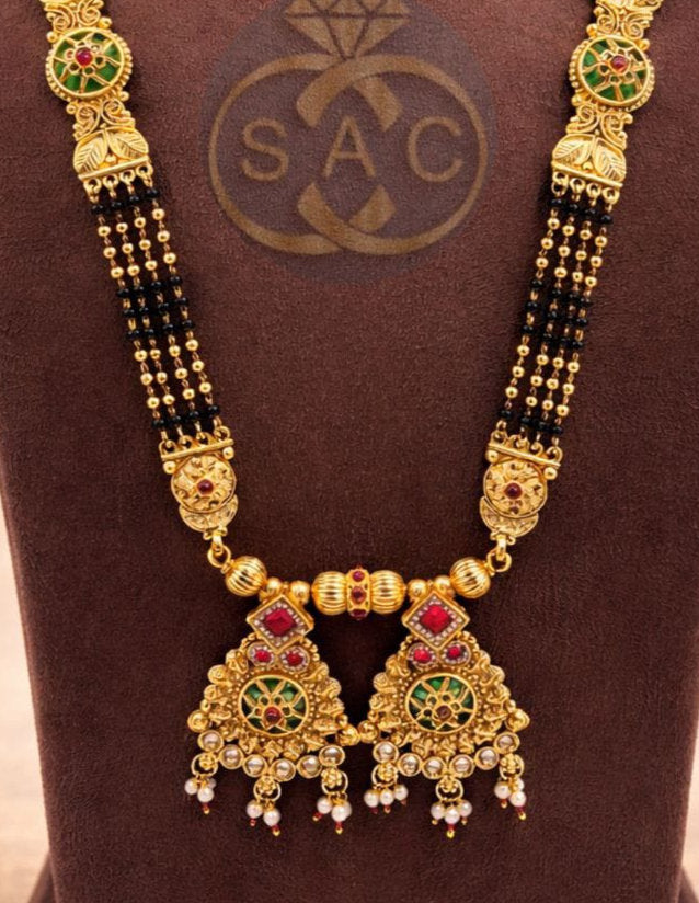 Premium Quality Rajwadi Mangalsutra - 1365