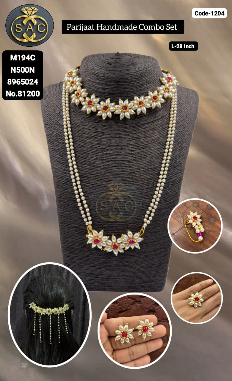 HANDMADE PARIJAATAK COMBO SET - 1205