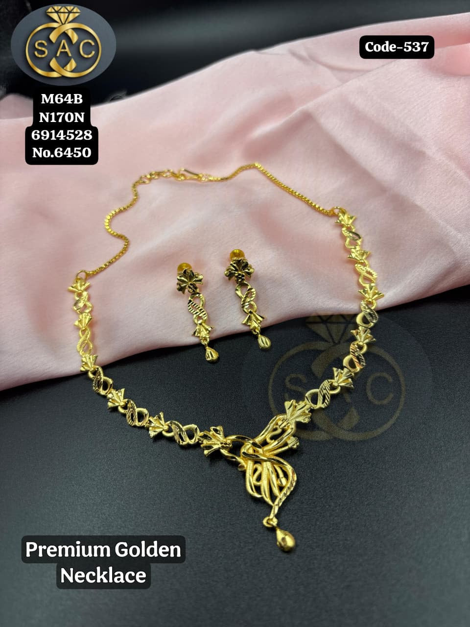 Premium Quality Micro Gold Necklace - 537