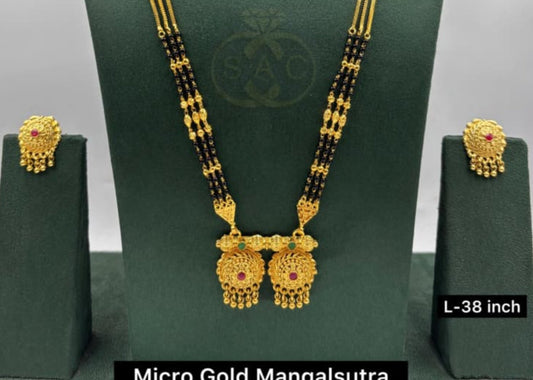 New Micro Gold Mangalsutra - 1131