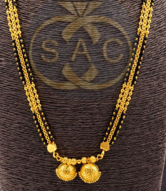 New Micro Gold Mangalsutra - 1204