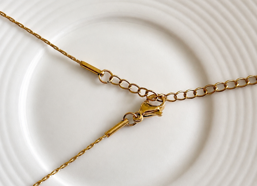 Forever Heart 18KT Gold Plated Chain