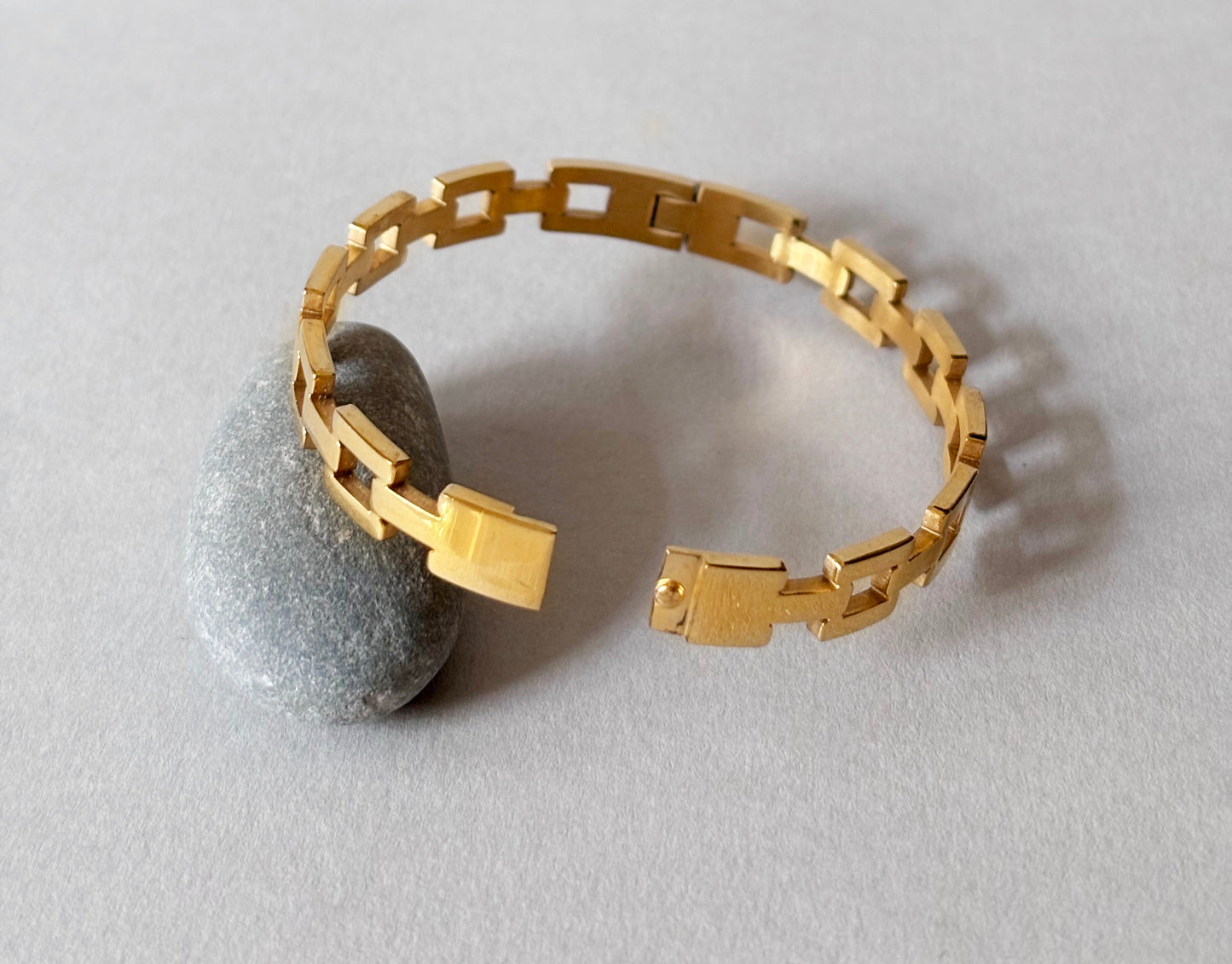 Vertex Link Bracelet – 18KT Gold Plated