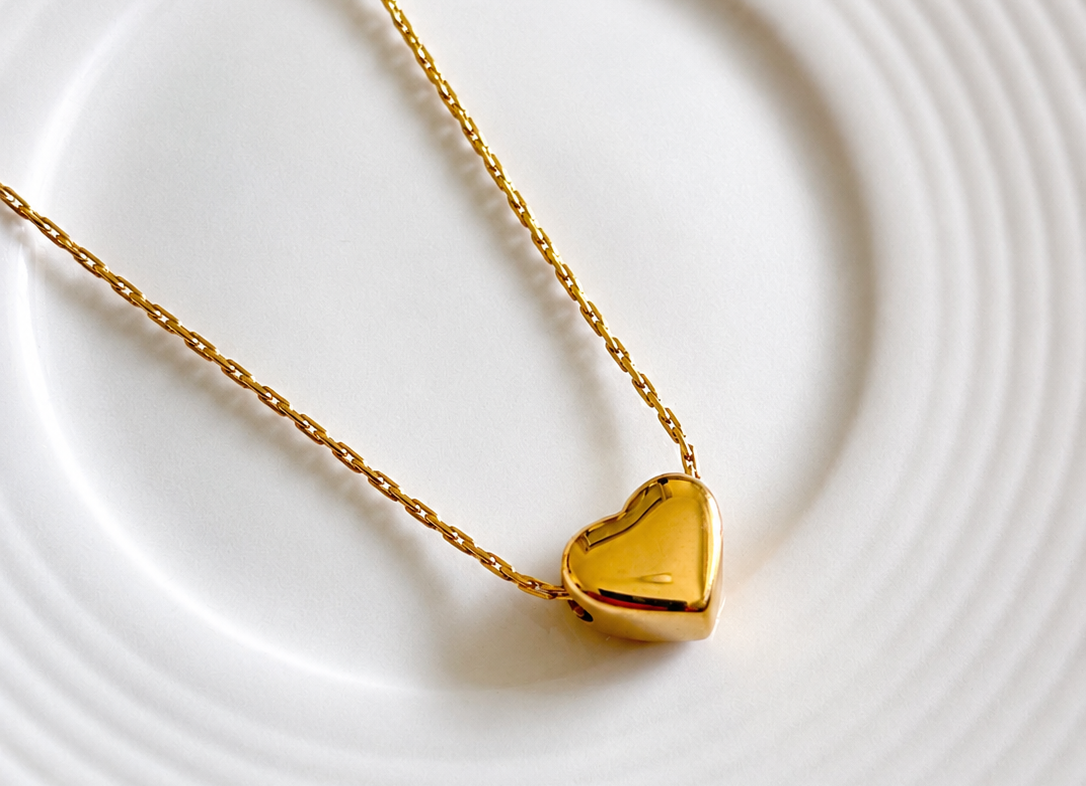 Forever Heart 18KT Gold Plated Chain