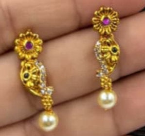 Fancy AD stone Necklace set - 1237