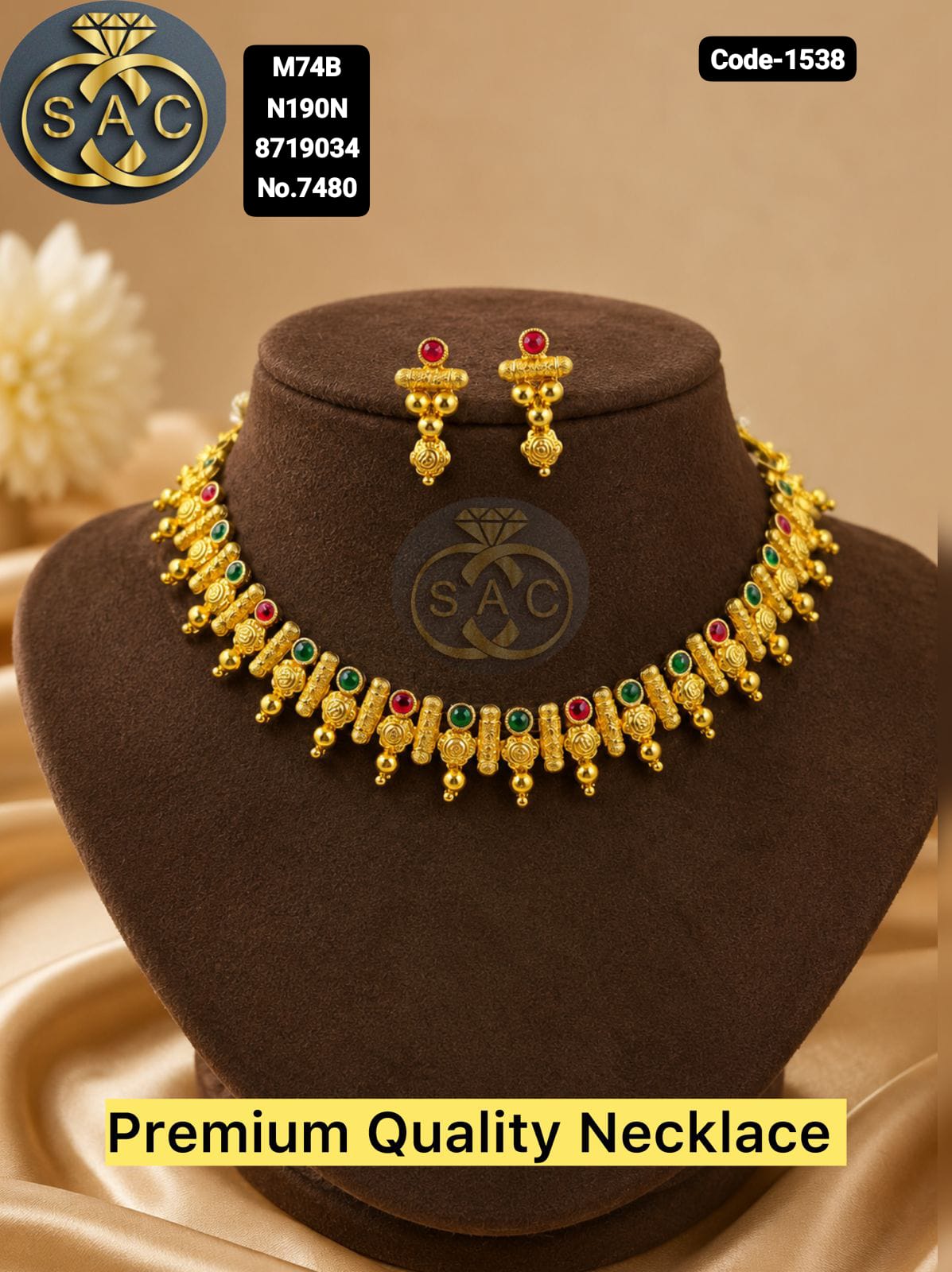Premium Quality Necklace - 1538