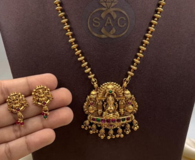 Heritage Laxmi Necklace Combo Set - 1492