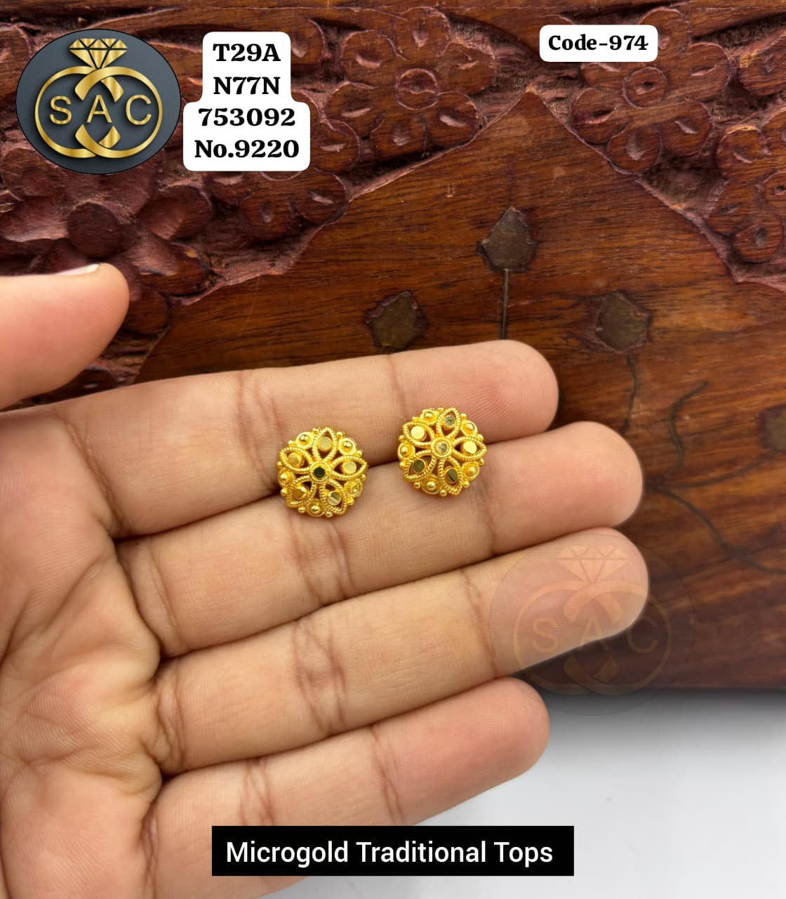 PREMIUM QUALITY MICRO GOLD TOPS - 974