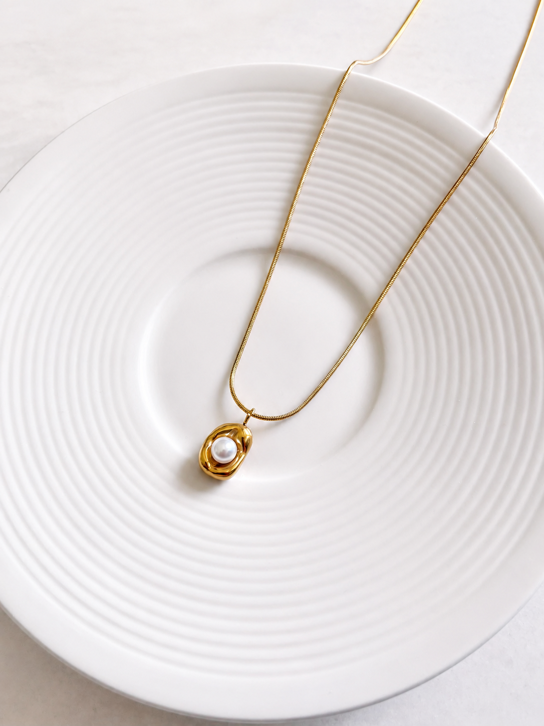 Pearl Aura 18KT Gold Plated Chain