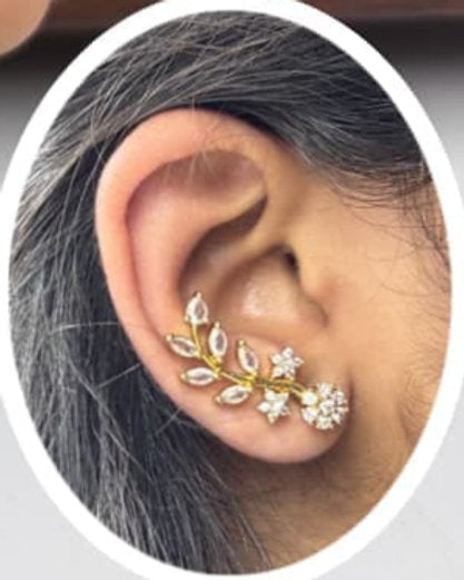 AD STONE HALF EARCUFF - 1286