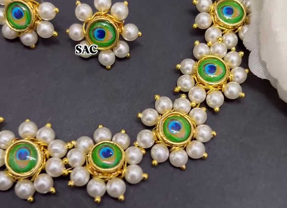 Handmade Peacock Necklace
