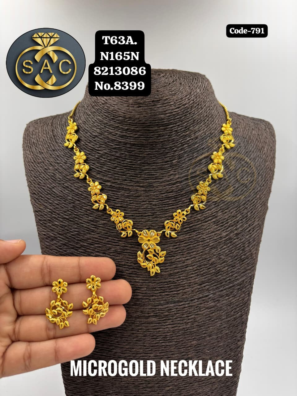 Premium Quality Micro Gold Necklace - 791