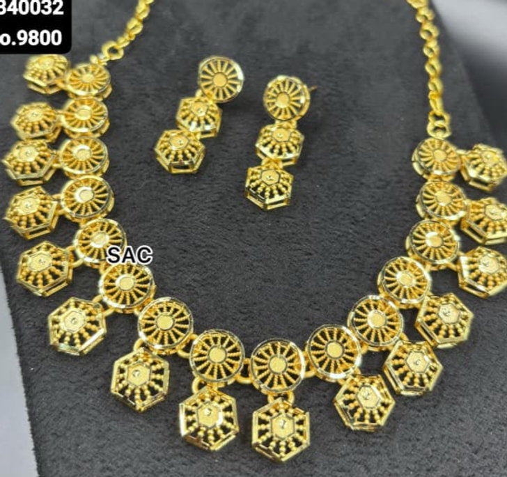 Premium Quality High Gold plated Necklace - 491