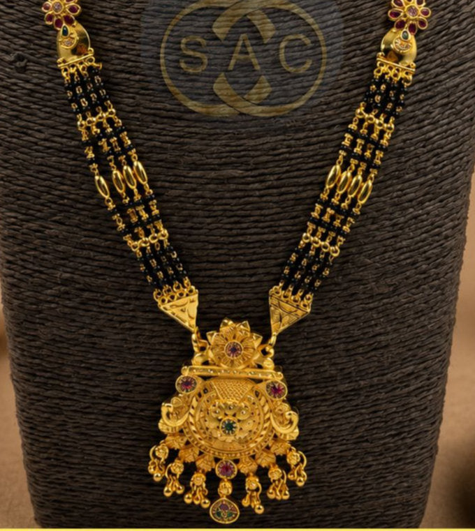 Micro Gold Mangalsutra Set - 1546