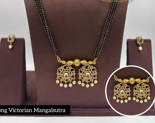 VICTORIAN MANGALSUTRA SET - 1215