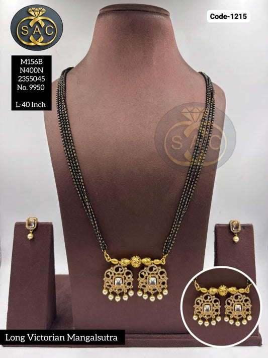 VICTORIAN MANGALSUTRA SET - 1215