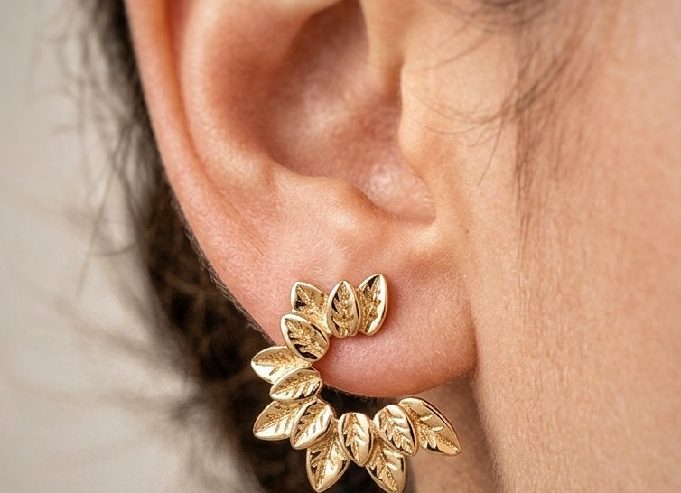 18 KT Gold Plated Elegant Drop Earrings