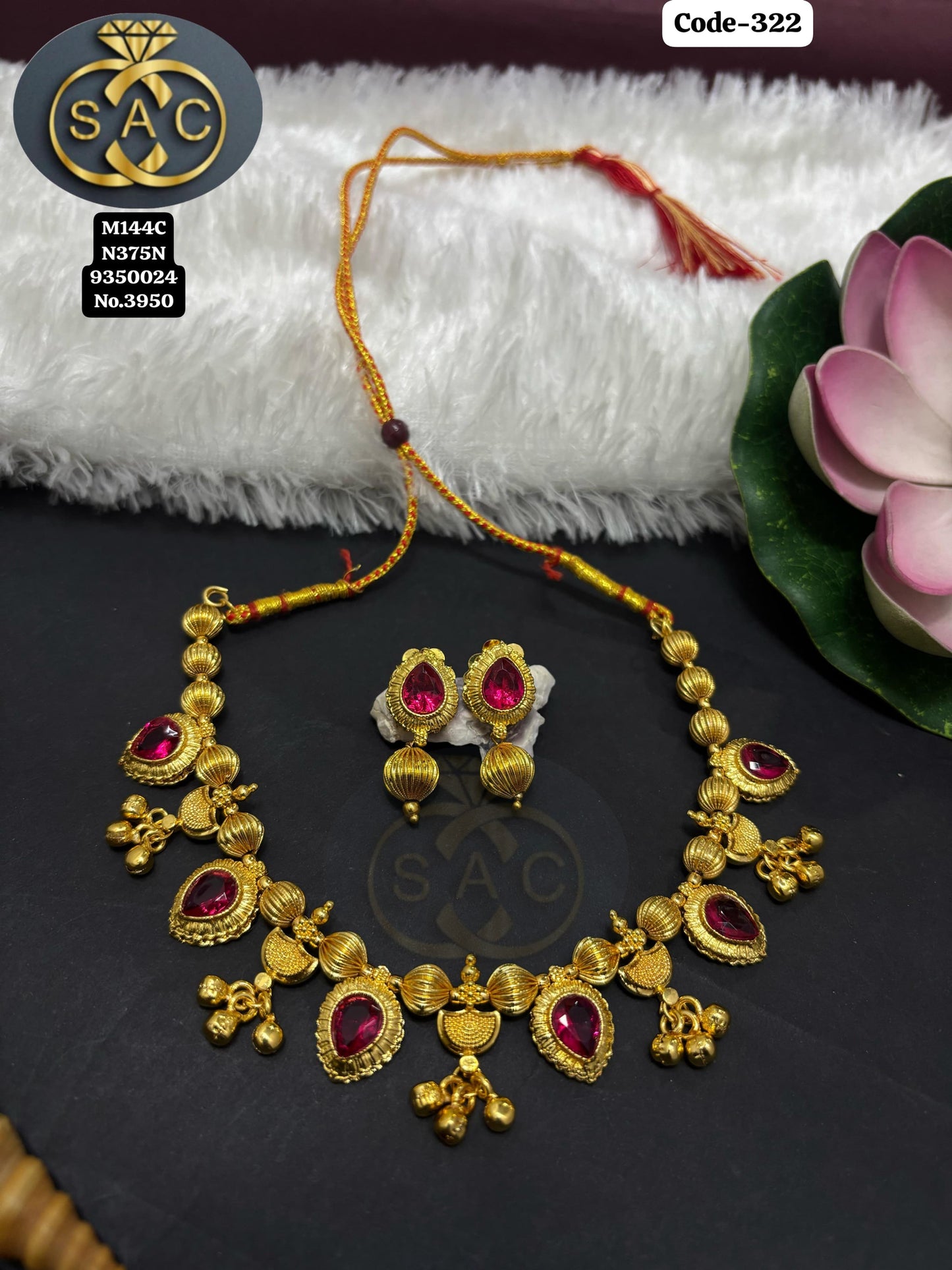 Handmade Laxmi Necklace - 322