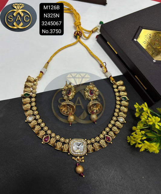 Rajwadi Necklace Copper