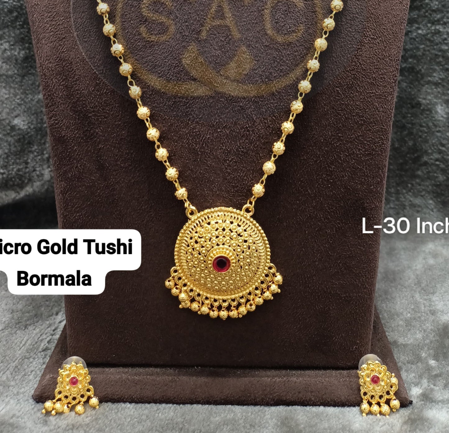 Micro Gold Tushi Bormala Combo Set