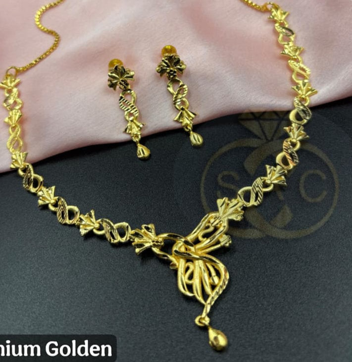 Premium Quality Micro Gold Necklace - 537