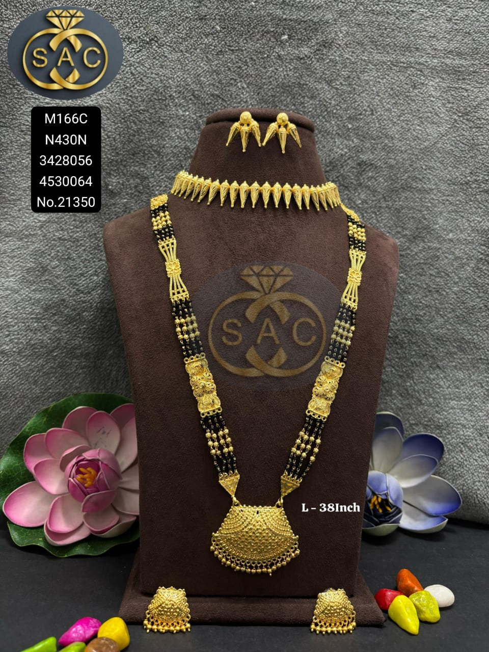 Micro Gold Mangalsutra Combo Set